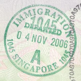 Singapore - Passport stamp